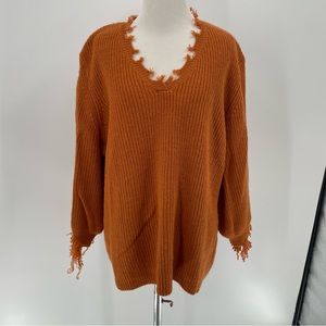 Cato NWT Woman’s Orange Sweater